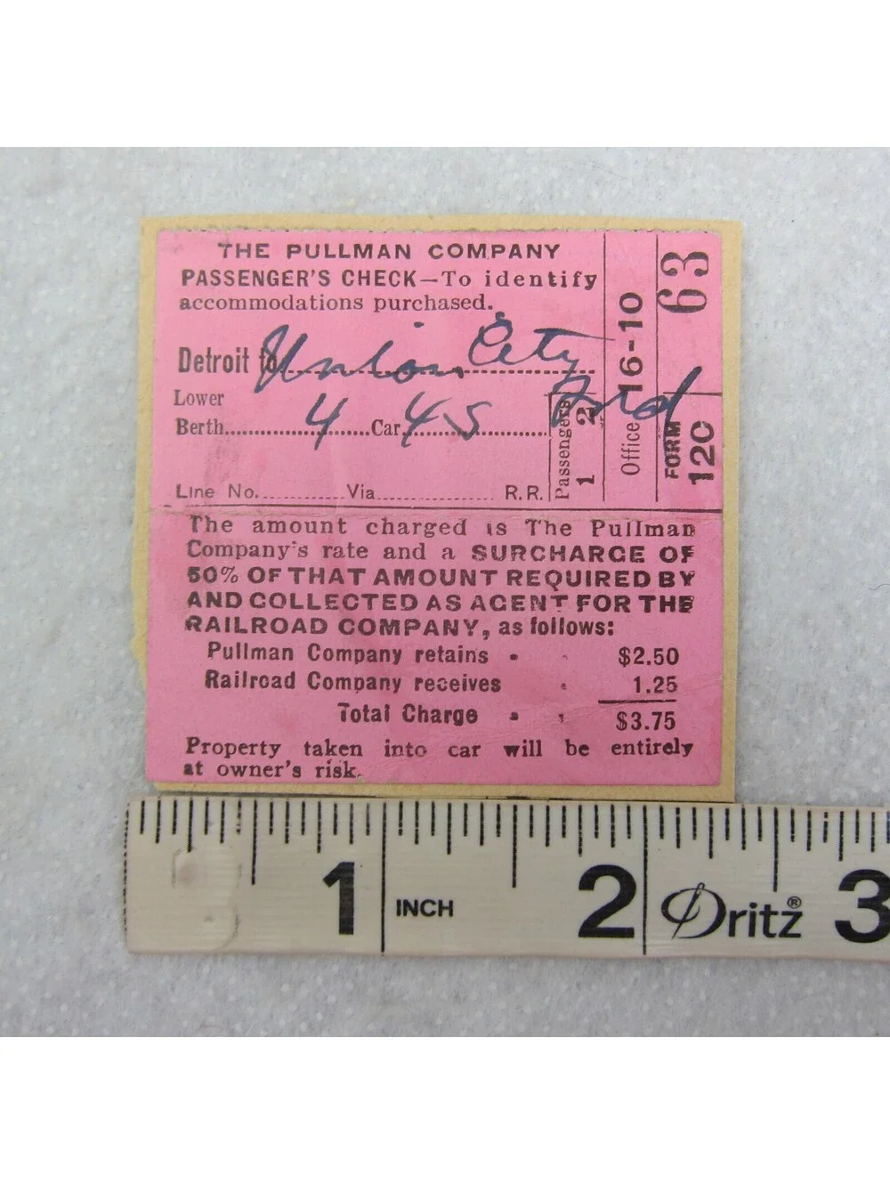 N/A pullman company